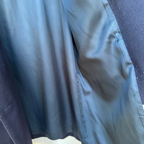 Vintage Forecaster of Boston Navy Wool Coat Size 6 Made in USA - Picture 4 of 6